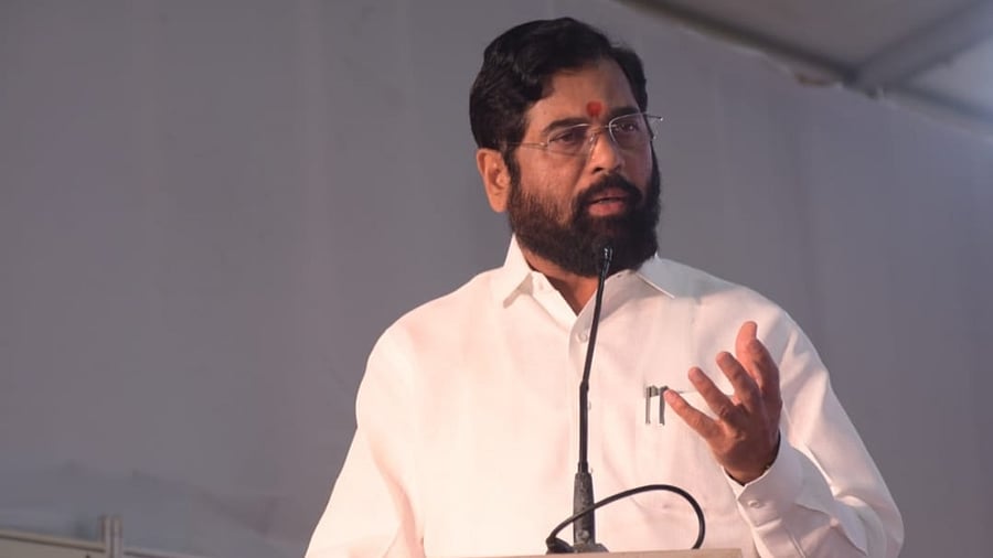 Rebel Shiv Sena leader Eknath Shinde. Credit: IANS Photo
