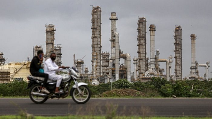 As much as 40 per cent of the Russian oil has been bought by private refiners - Reliance Industries and Rosneft-backed Nayara Energy. Credit: Bloomberg