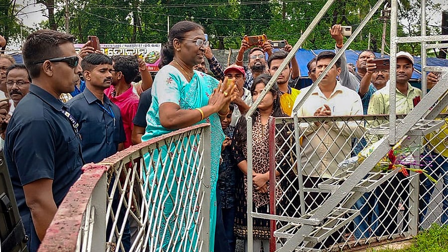 NDA's presidential candidate Draupadi Murmu. Credit: PTI Photo