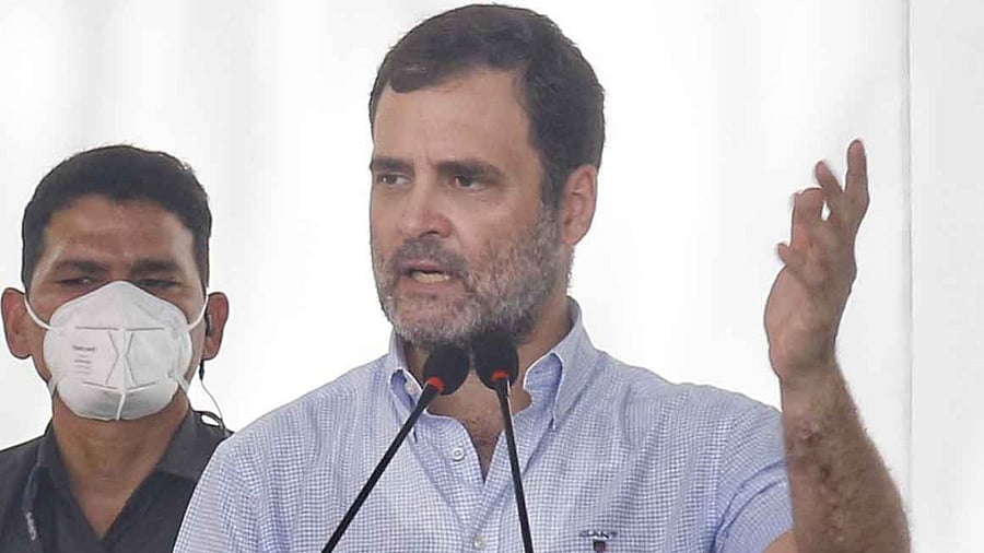 Rahul Gandhi. Credit: IANS Photo