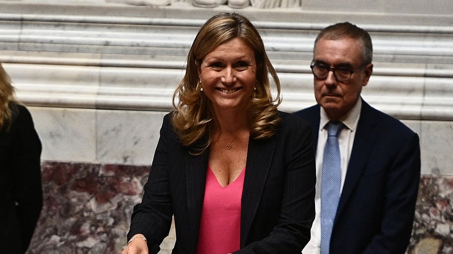 Yael Braun-Pivet of the Renaissance ruling party. Credit: AFP Photo