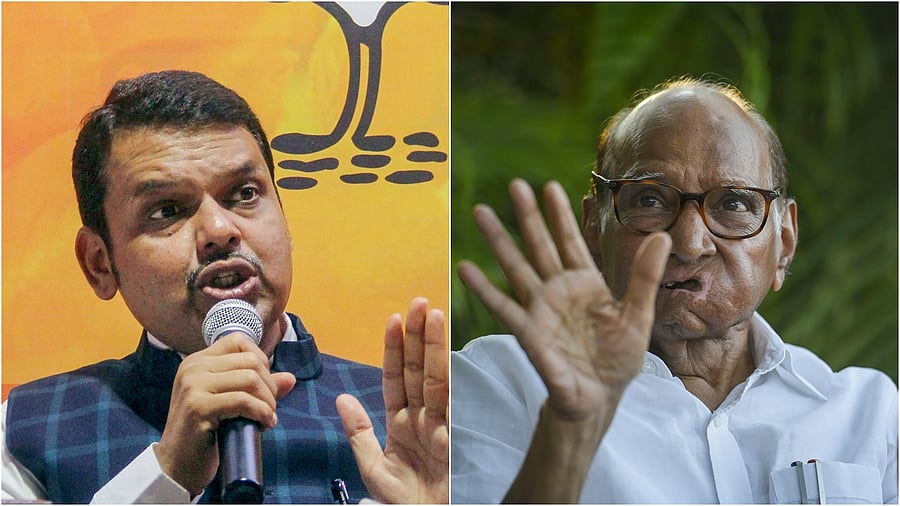 <div class="paragraphs"><p>Devendra Fadnavis and Sharad Pawar.</p></div>