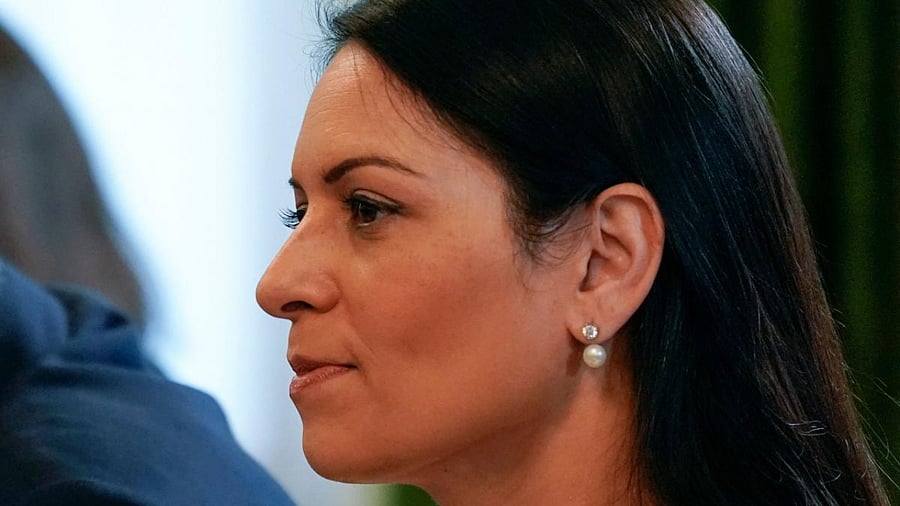 UK Home Secretary Priti Patel. Credit: AFP Photo