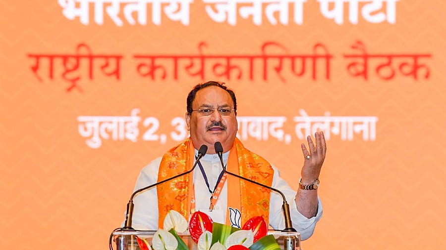BJP National President J P Nadda. Credit: PTI Photo