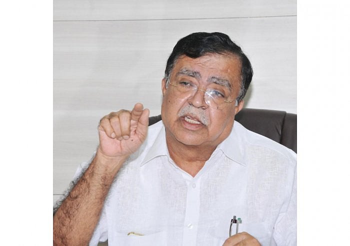 Karnataka State Apex Cooperative Bank President K N Rajanna. Credit: DH Photo