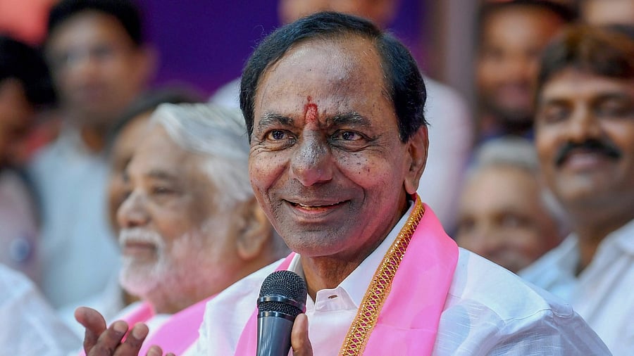 Telangana Chief Minister K Chandrasekhar Rao. Credit: PTI Photo