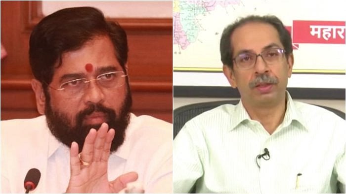 Eknath Shinde and Uddhav Thackeray. Credit: IANS, PTI Photos