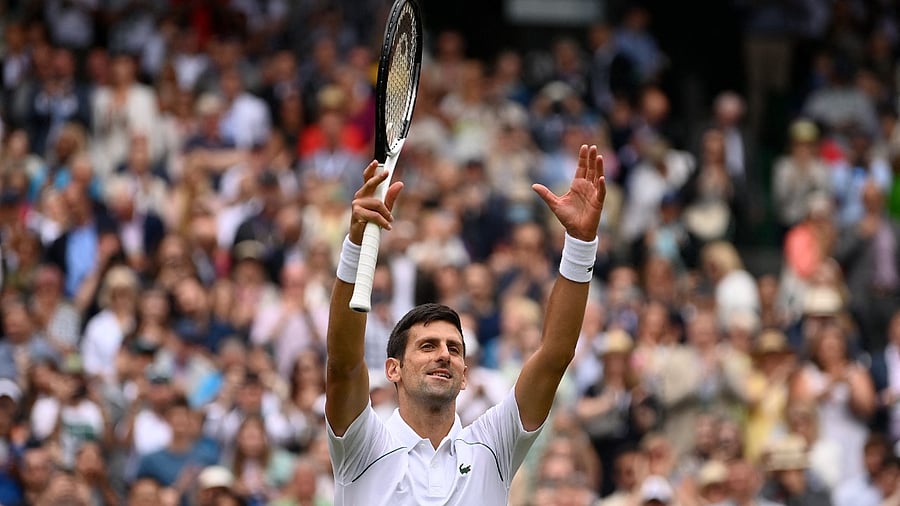 Victory for Djokovic will set-up a mouthwatering quarter-final against Carlos Alcaraz if the Spanish teenager sees off Italy's Jannik Sinner. Credit: Reuters Photo
