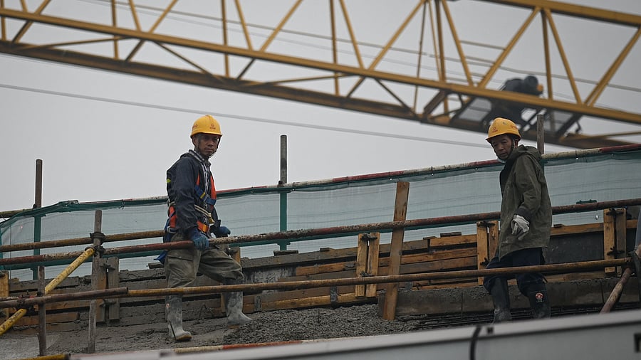 Authorities are doubling down on an infrastructure push, dusting off an old playbook to revive the economy hit by Covid. Credit: AFP Photo