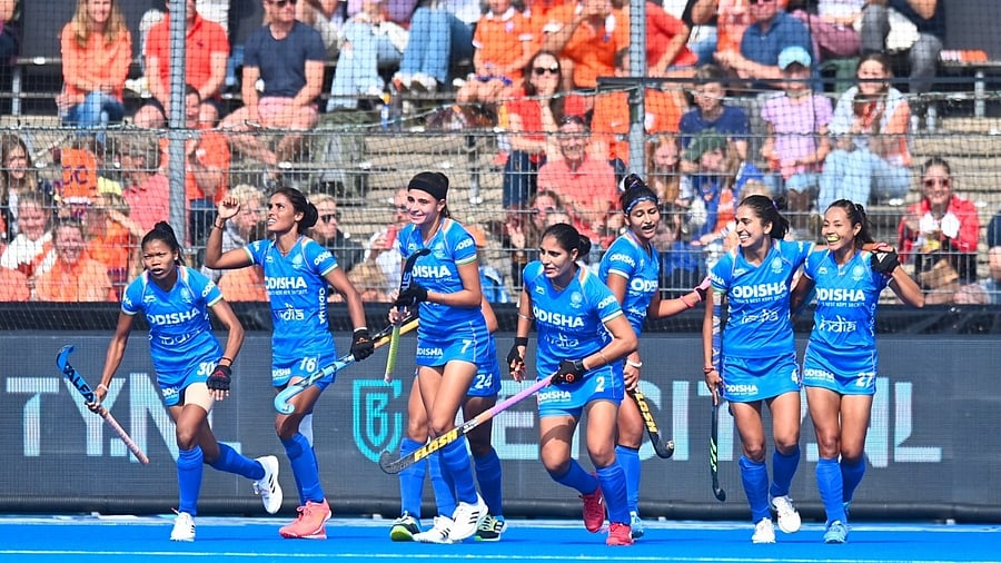 India Women Hockey team. Credit: IANS Photo