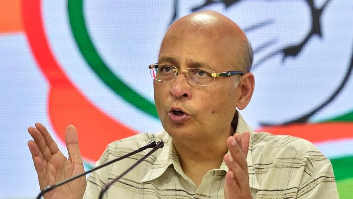 Senior lawyer and Congress MP Abhishek Manu Singhvi. Credit: PTI Photo