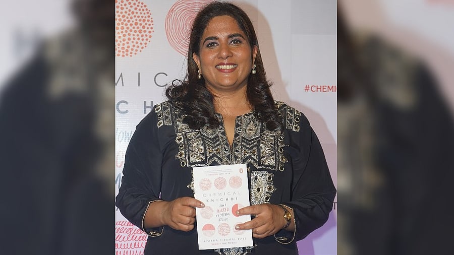 Aparna Raje Piramal with her book 'Chemical Khichdi: How I Hacked My Mental Health. Credit: Aparna Piramal Raje   