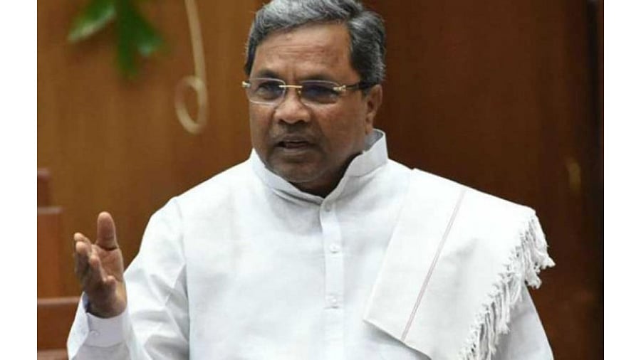Congress leader Siddaramaiah. Credit: DH File Photo