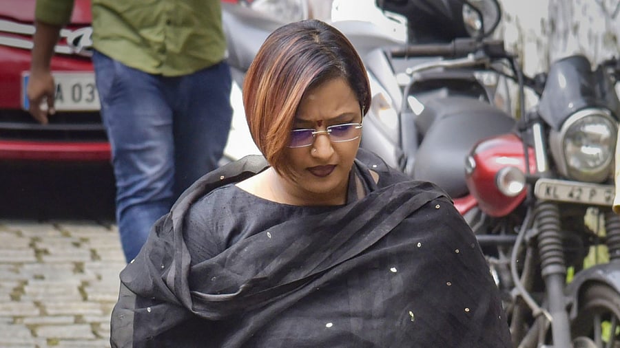 Kerala gold smuggling case accused Swapna Suresh. Credit: PTI File Photo