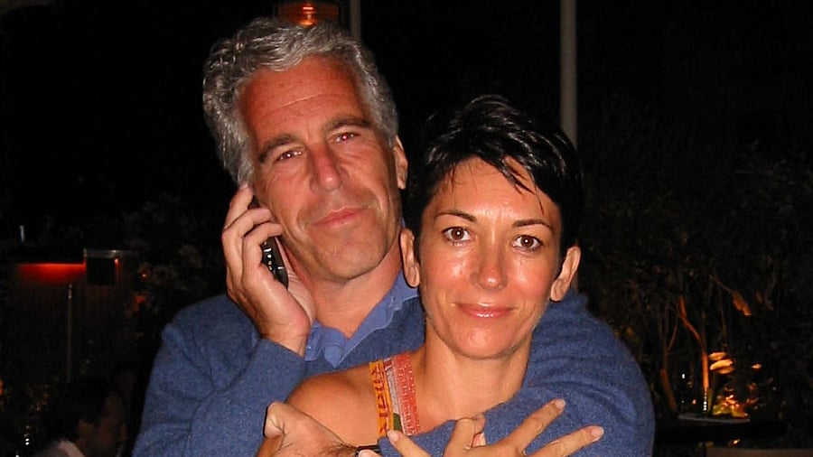 Ghislaine Maxwell with late Jeffrey Epstein. Credit: AFP File Photo