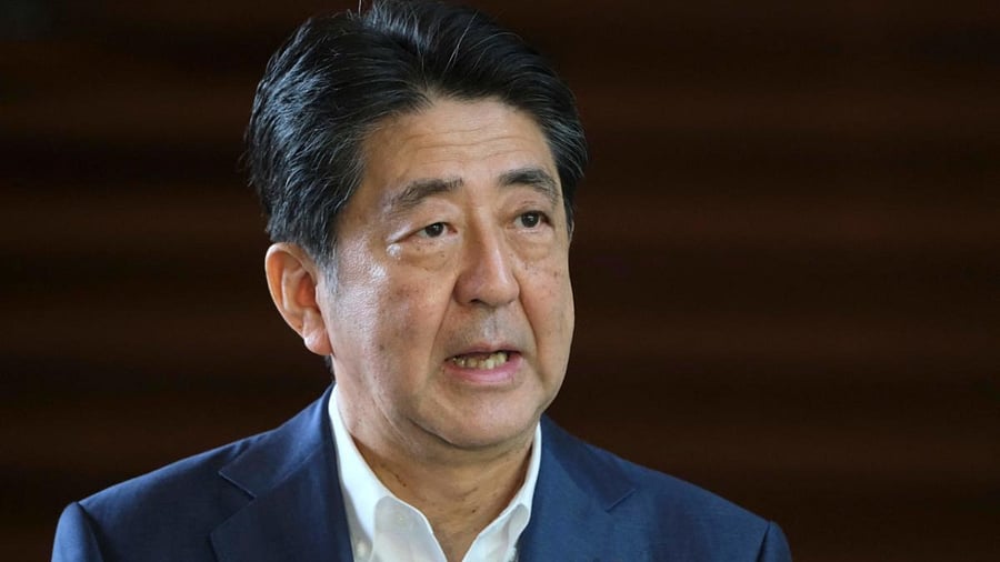 Shinzo Abe. Credit: AFP Photo