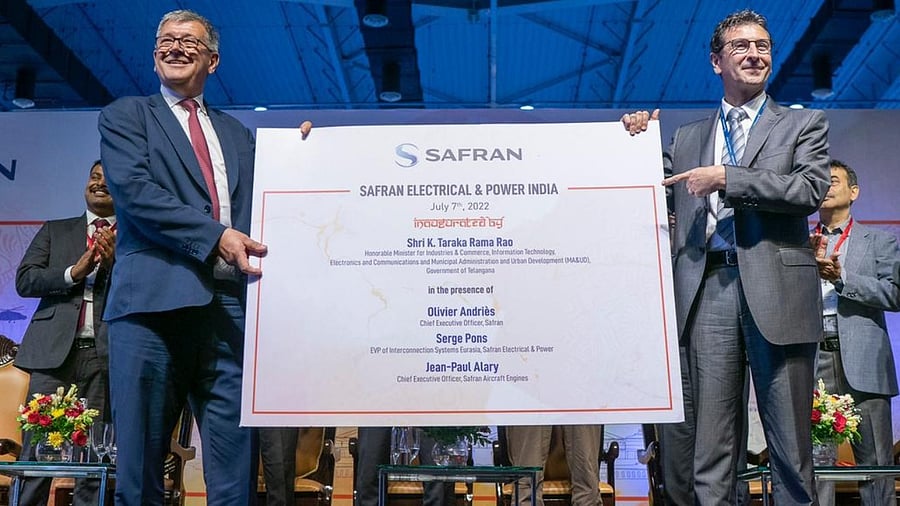 During the inauguration of the two units, Jean-Paul Alary, Chief Executive Officer of Safran Aircraft Engines, announced the creation of the new MRO facility for CFM LEAP engines, to be built nearby. Credit: Special Arrangement