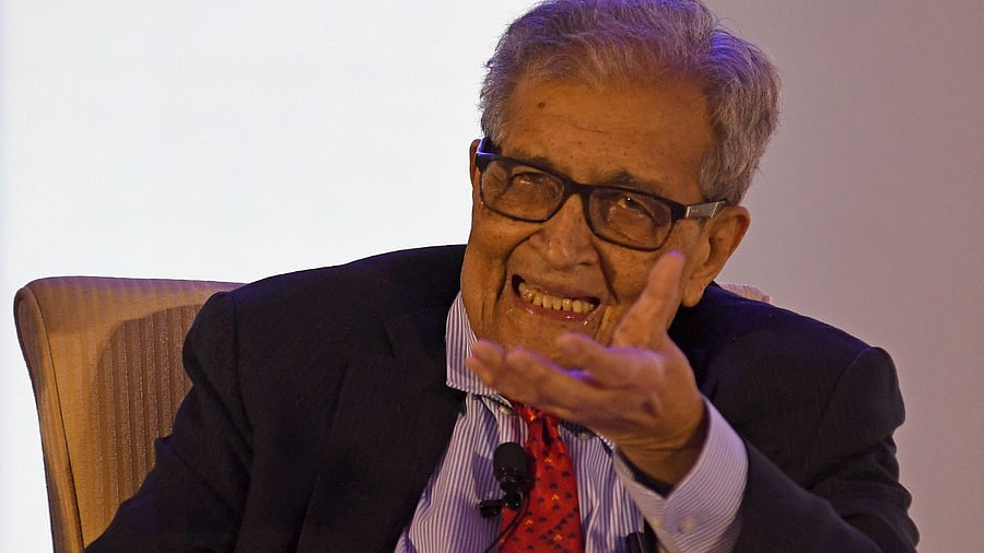 Amartya Sen, Nobel Laureate. Credit: DH Photo