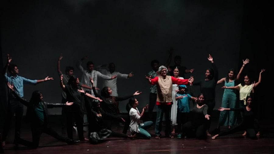 A still from the play 'Taramandal'.