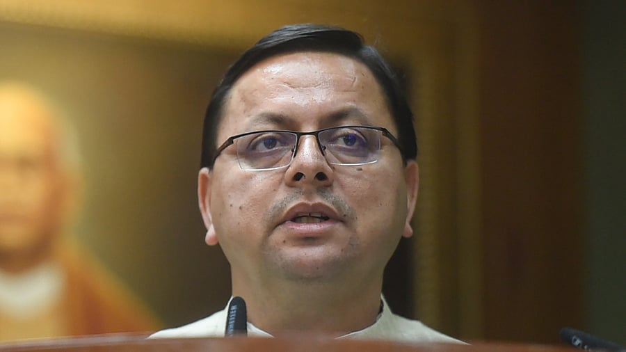 Uttarakhand Chief Minister Pushkar Singh Dhami. Credit: PTI file photo