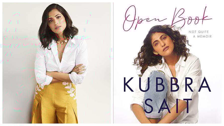 Kubbra Sait's memoir "Open Book" is a candid look at her tumultuous life. Credit: Kubbra Sait 