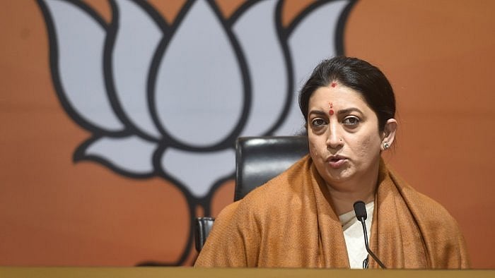 Union minister and BJP leader Smriti Irani. Credit: PTI Photo