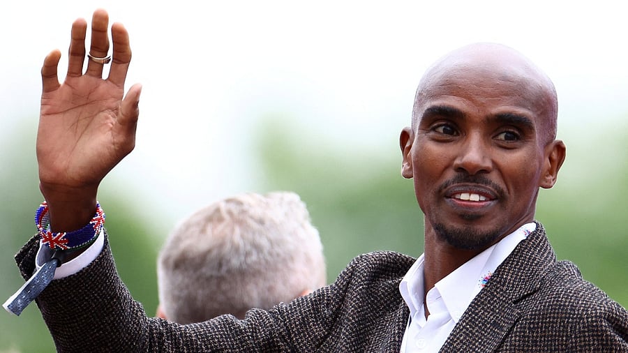 Former British track athlete Mo Farah. Credit: Reuters Photo