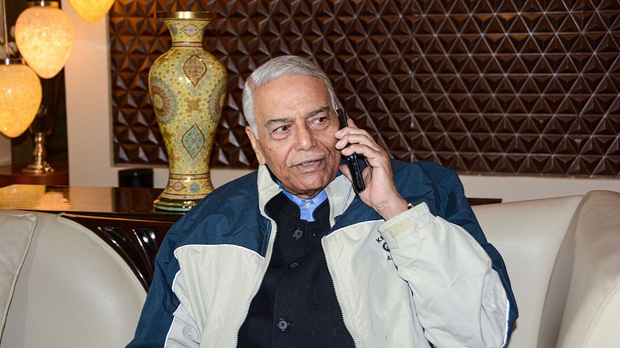 Yashwant Sinha. Credit: PTI Photo