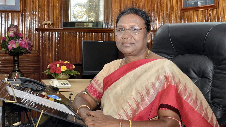 BJP-led NDA's presidential nominee Droupadi Murmu. Credit: PTI Photo