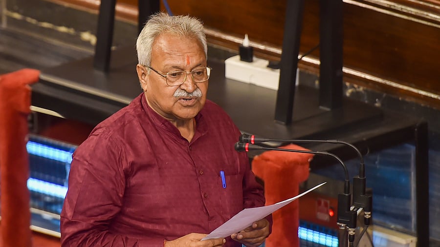 Rajya Sabha member Laxmikant Bajpai. Credit: PTI Photo