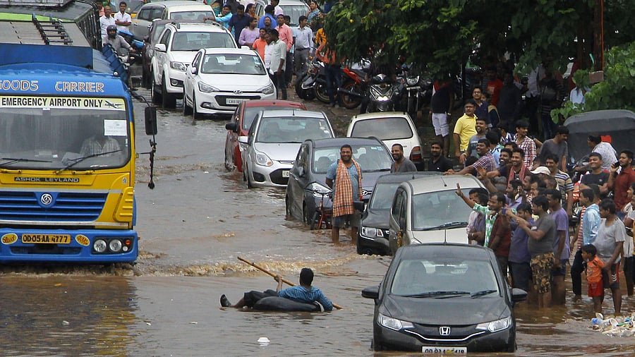 Rains in Bhubaneswar. Credit: PTI Photo