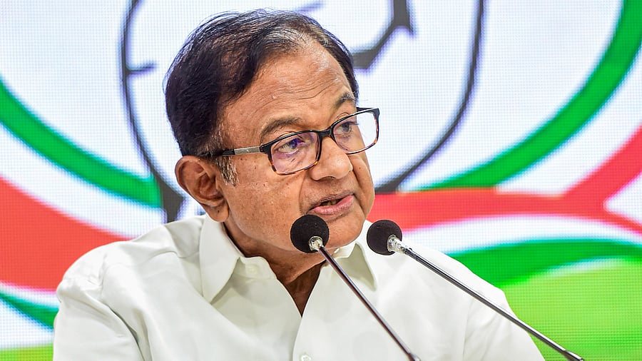 P Chidambaram. Credit: PTI Photo