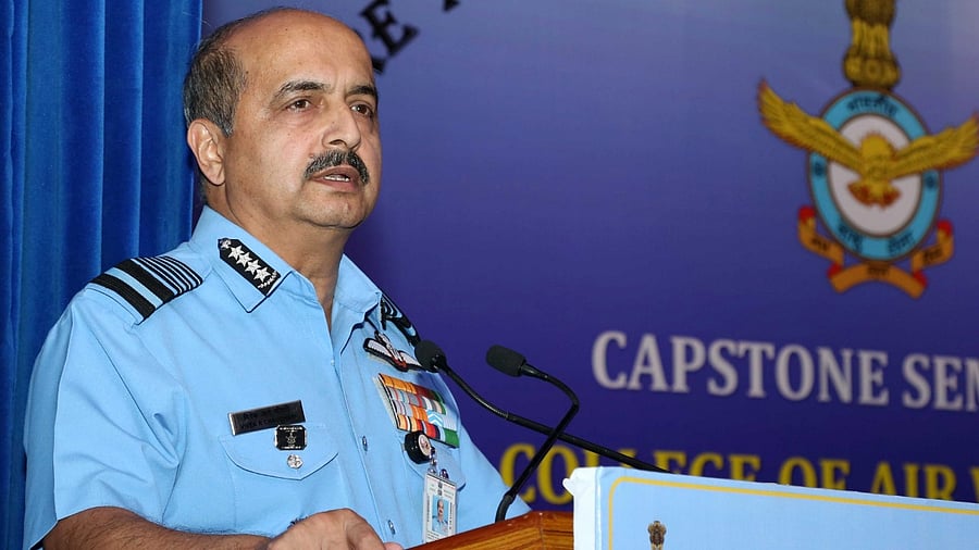 IAF chief Air Chief Marshal V R Chaudhari. Credit: PTI Photo