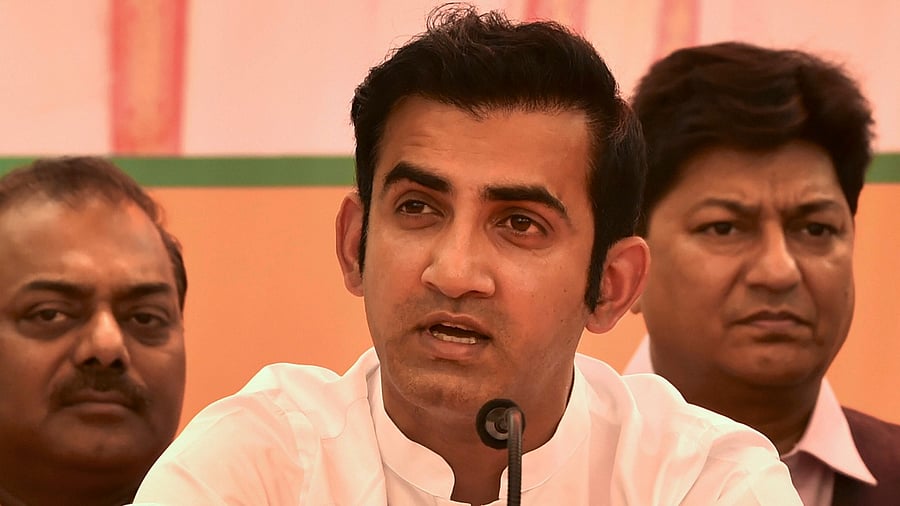 BJP MP Gautam Gambhir. Credit: PTI Photo