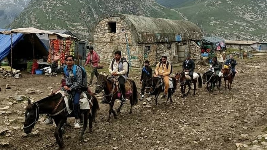 Scores of pilgrims have died of natural calamities during the Amarnath yatra 2022. Representative image/Credit: IANS Photo