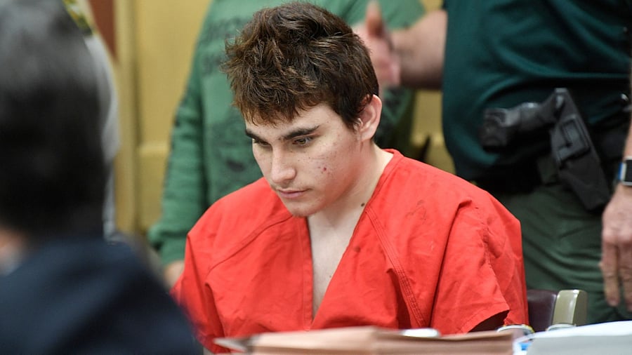 Florida school shooting suspect Nikolas Cruz looks down during a hearing in Fort Lauderdale, Florida. Credit: AFP Photo