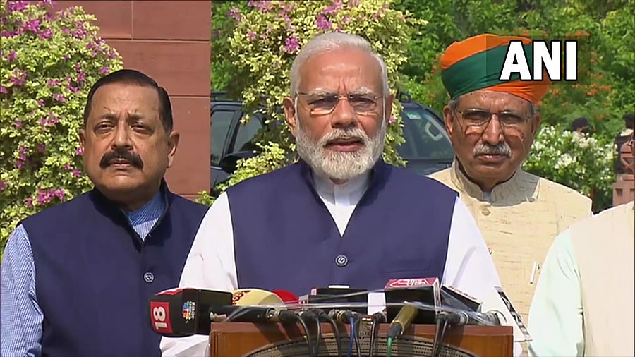 Prime Minister Narendra Modi. Credit: Twitter/@ANI