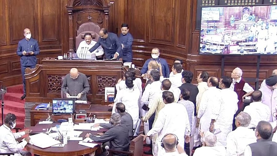 Rajya Sabha. Credit: IANS Photo