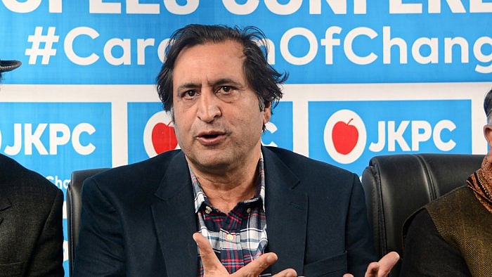 Jammu and Kashmir People’s Conference (PC) chairman Sajad Lone. Credit: PTI File Photo