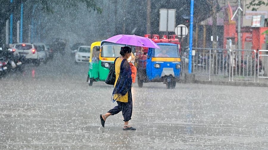 Bengaluru received as much as 82.6 mm of rainfall in the 24-hour period ending 8.30 am on Thursday, the highest for a July day since at least 2012.  Credit: DH Photo