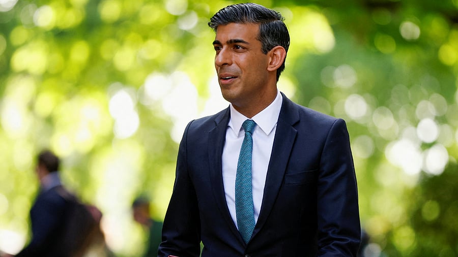 Former chancellor Rishi Sunak. Credit: Reuters Photo