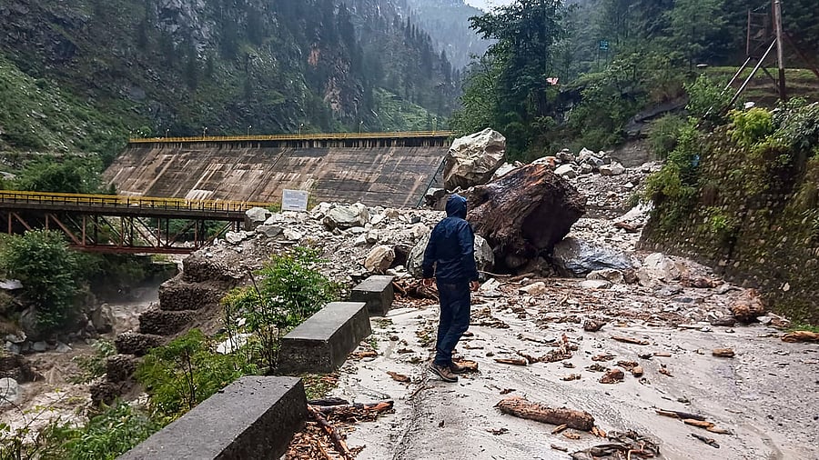 The Himalayas are inherently vulnerable to heavy rains, flash floods, landslides etc, as these are new mountains which are still growing and are seismically very active. Credit: PTI photo