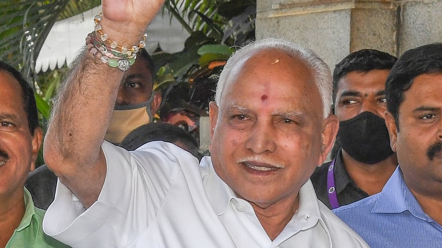 BJP veteran BS Yediyurappa. Credit: DH Photo