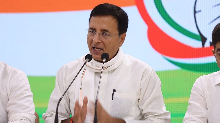 Congress leader Randeep Singh Surjewala. Credit: PTI Photo