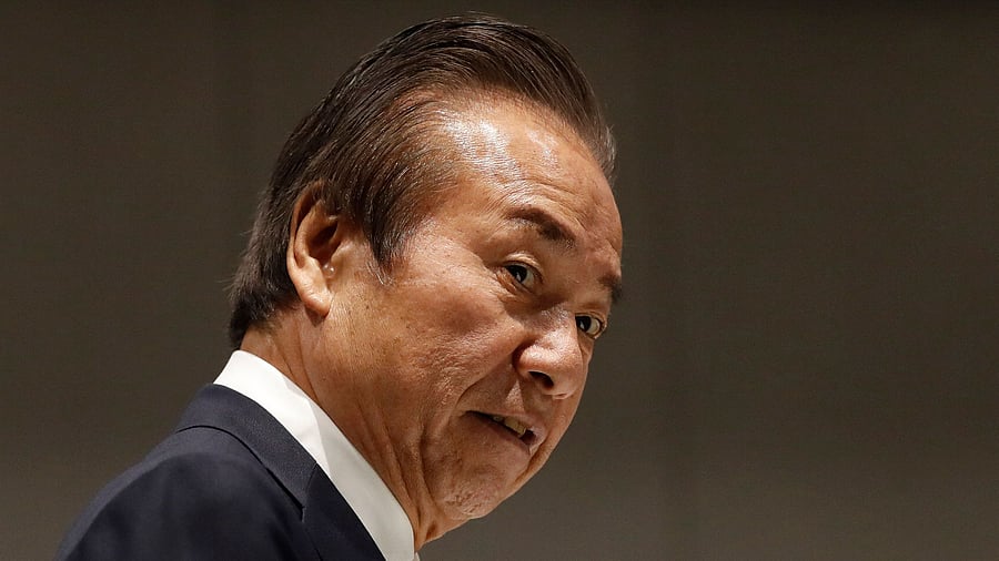 Haruyuki Takahashi, executive board member for the Tokyo Organising Committee of the Olympic and Paralympic Games, arriving to attend a Tokyo 2020 executive board meeting on the Covid-19 coronavirus outbreak in Tokyo. Credit: AFP Photo