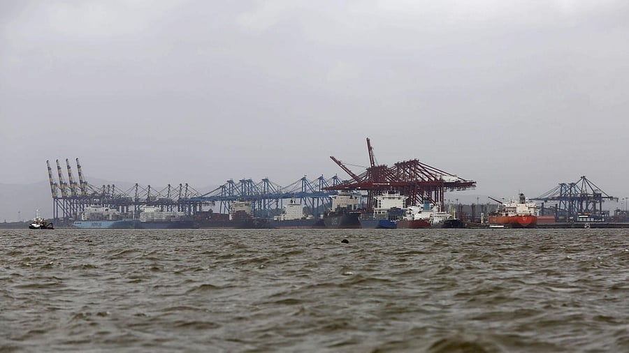 A general view of the Jawaharlal Nehru Port Trust (JNPT) in Mumbai. Credit: Reuters file photo