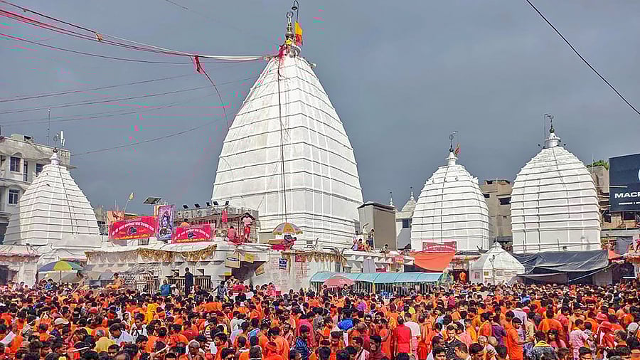 The temple earned a total amount of Rs 1,58,14,070 from different sources from July 14 to July 25. Credit: PTI photo 