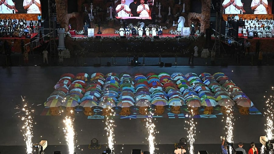 Dancers perform during the inaugural ceremony of the 44th Chess Olympiad in Chennai on July 28, 2022. Credit: AFP Photo