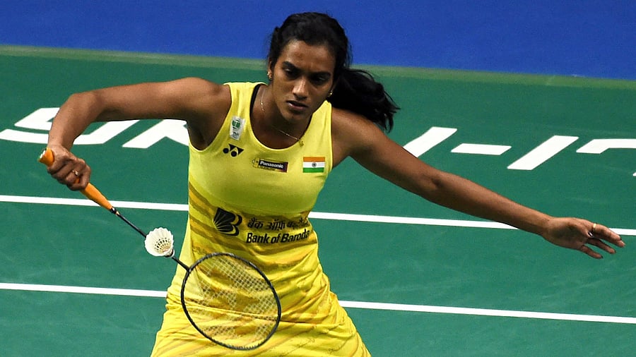 Sindhu, who won a silver and a bronze in the last two editions, is chasing an elusive gold medal at the ongoing Games and thereafter her immediate target will be the Tokyo World Championships from August 22-28. Credit: AFP Photo