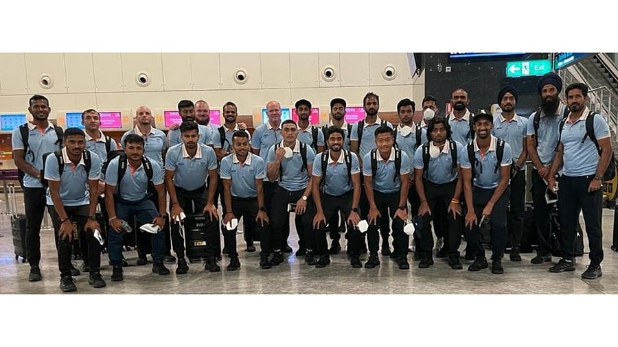 India men's hockey team leaves for Commonwealth Games. Credit: IANS File Photo